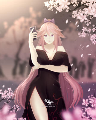 "Yae Miko Modern" From Genshin Impact